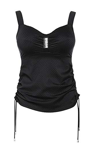 ulla Lingerie féminine Tankini St. Tropez Cup B-L mit Bügel 9190 schwarz 80G von ulla