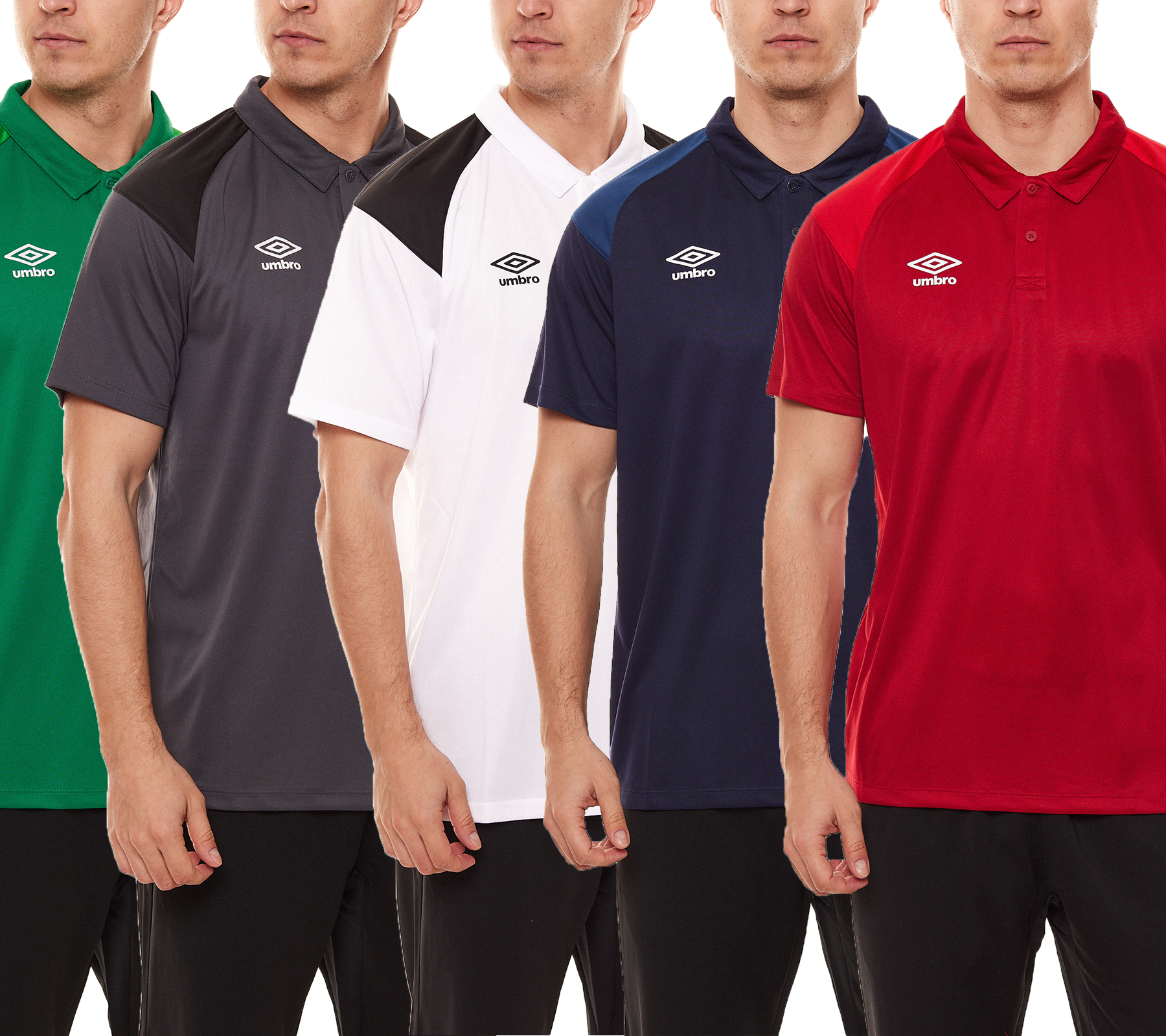 umbro Herren Funktions-Poloshirts Polohemden für Sport & Freizeit 65293U von umbro