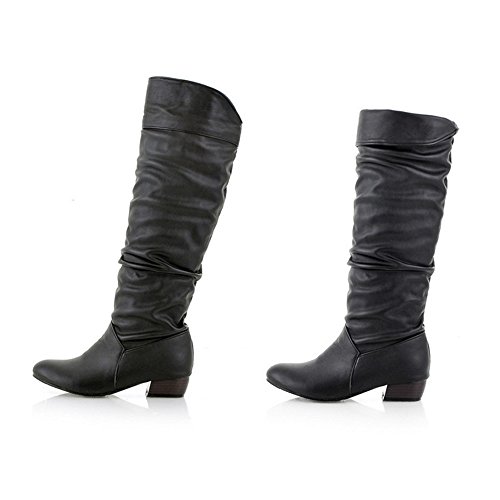 umifyxioy Stiefel Damen,Damen Hohe Stiefel Mode High Tube Stiefel Lang Boots Kniehohe Schuhe Winterstiefel Frauen Langschaft Boots Stiefel Langschaftstiefel Kniehoch Stiefel mit Absatz von umifyxioy