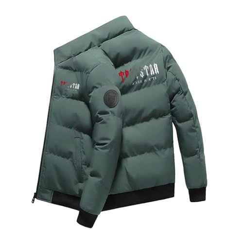 umifyxioy Winterjacke Herren, Junge Teenager Winterjacke,Trapstar Jacke Winter,Warm,Leichte,Trapstar üBergangsjacke,Trapstar Cottonjacken FüR Herren,Jacke,Cotton Jacket Herren,Schnee-Cottonjacken von umifyxioy