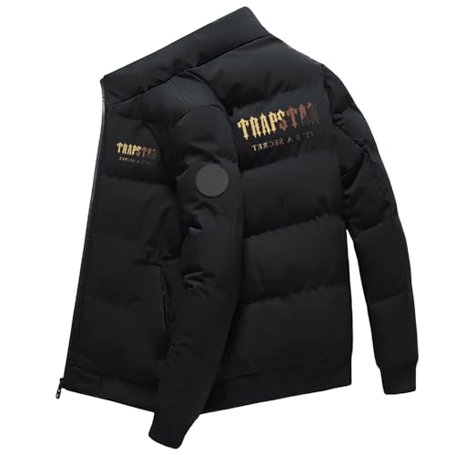 umifyxioy Winterjacke Herren,Trapstar Jacke Winter, Junge Teenager Winterjacke, Warm,Leichte,Trapstar üBergangsjacke,Trapstar Cottonjacken FüR Herren,Jacke,Cotton Jacket Herren,Schnee-Cottonjacken von umifyxioy