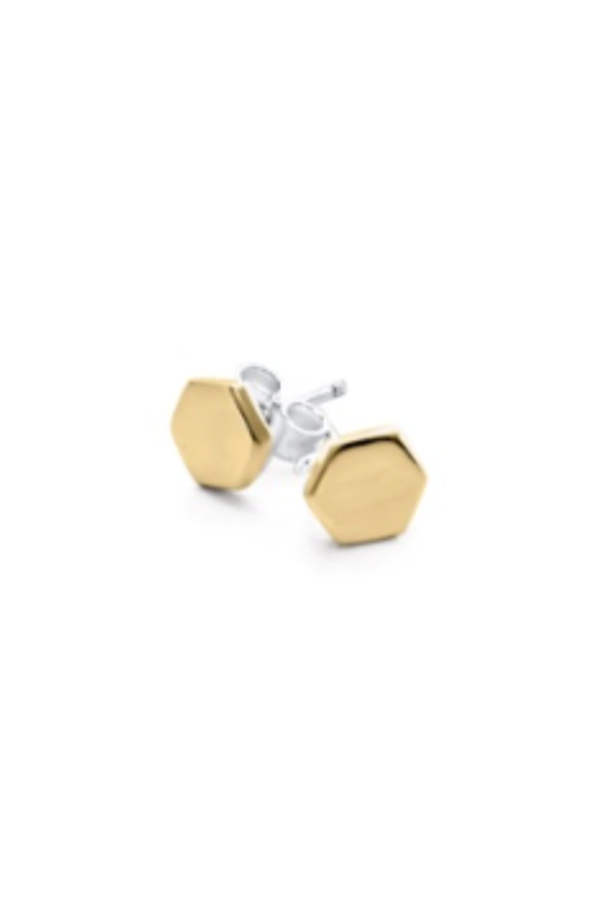 Ohrstecker Hexagon Messing Ohrstecker Hexagon Messing von umiwi