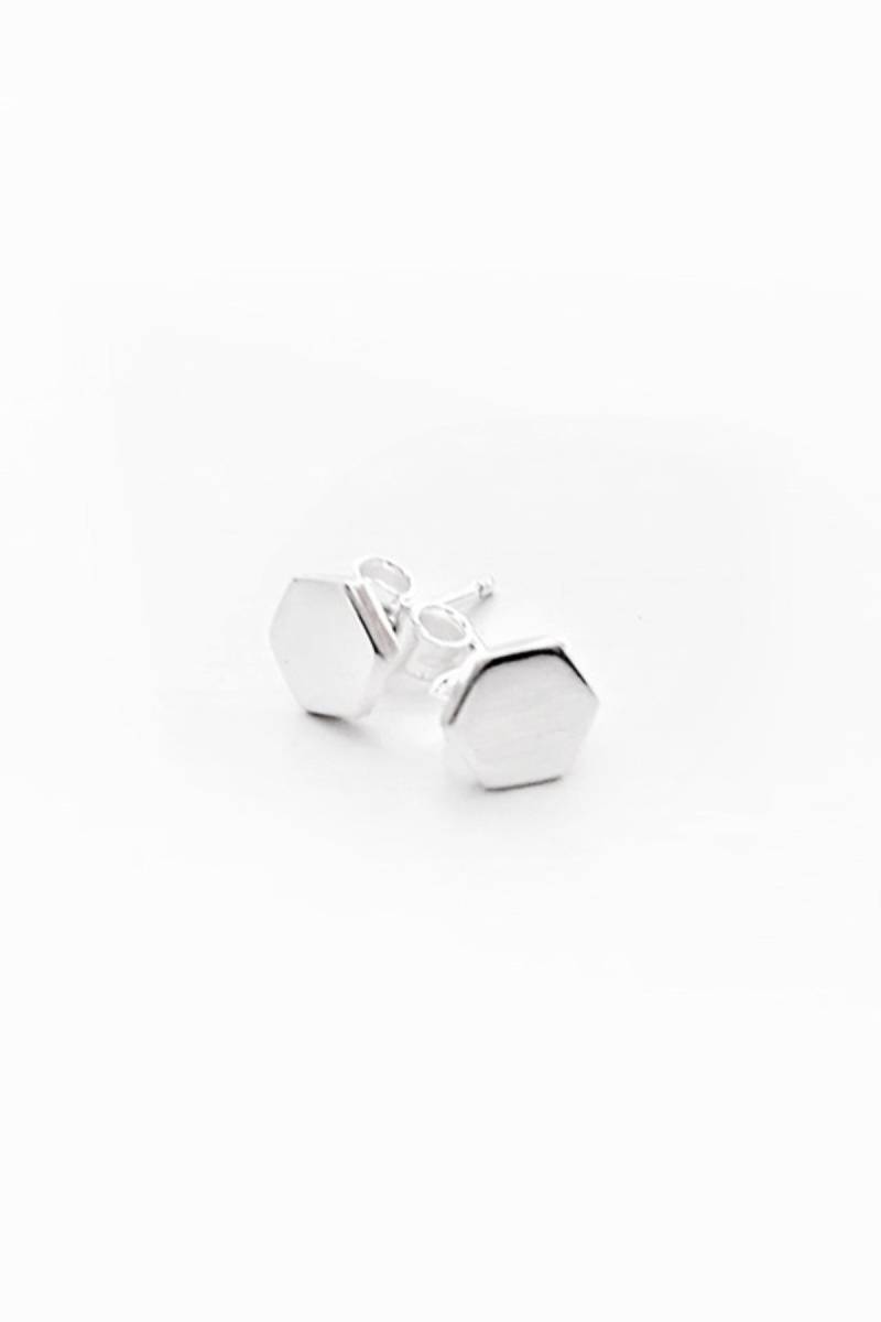 Ohrstecker Hexagon Silber Ohrstecker Hexagon Silber von umiwi