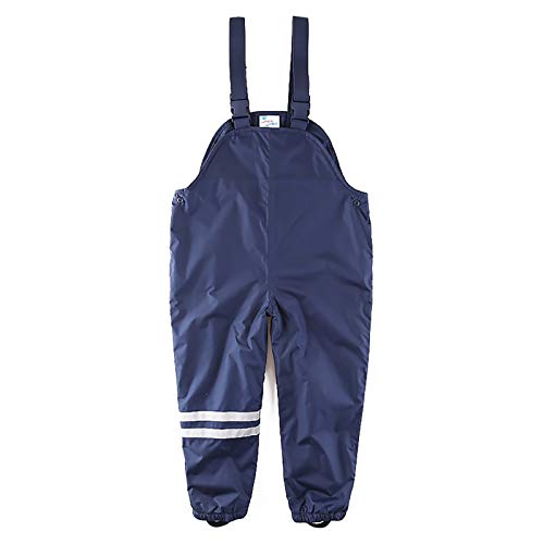 umkaumka Kinder Regenhose mit Warmem Fleecefutter, Buddelhose, Matschhose Wind- und wasserdicht 98-128 (104) von umkaumka