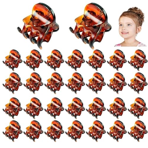 30 Stück Mini Haarklauenclip, Haarspangen, Kunststoff Haarklaue, Rutschfestem Griff klein Jaw Clips für Feines Dünnes Haar Damen Kleines 30 Stück Mini Haarklauenclip, Haarspangen, Kunststoff Haarklaue, Rutschfestem Griff klein Jaw Clips für Feines Dünnes Haar Damen Kleines von umyeoqoyo