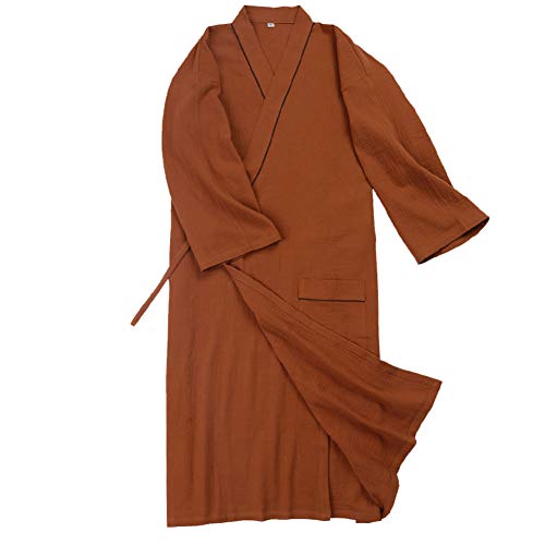 un-brand Japanische Kimono-Robe für Herren in Übergröße Zen-Kleidung Taoistische Kleidung (Größe XL, D1) von un-brand