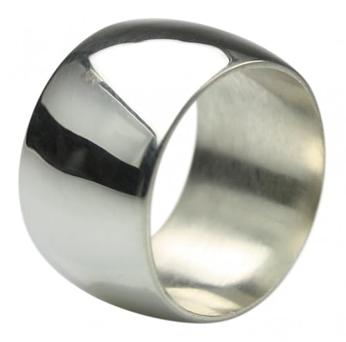 Breiter eleganter polierter 925er Silberring ca. 16 Gramm, Größe:66 (21 mm) von unbekannt