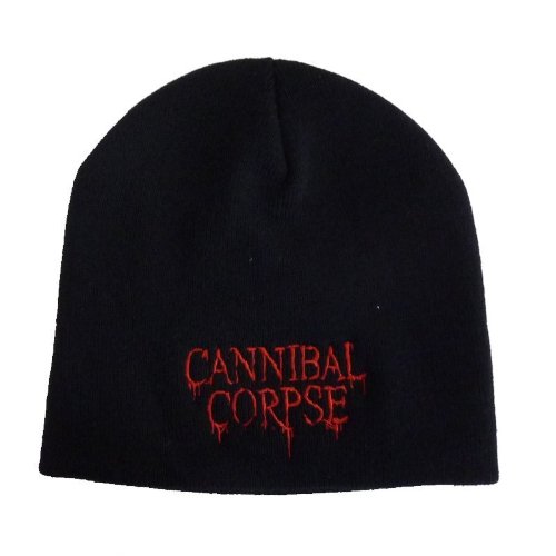 Cannibal Corpse - Logo Band Beanie, schwarz von unbekannt