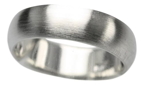 Edler abgerundeter mattierter 925er Silberring, Größe:72 (22.9 mm) von unbekannt