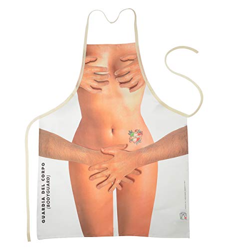unbekannt Damen Motiv Kochschürze nackter Frauenkörper Hände Schürze : Bodyguard - Themenschürze mit Minischürze für Flaschen von Tini - Shirts