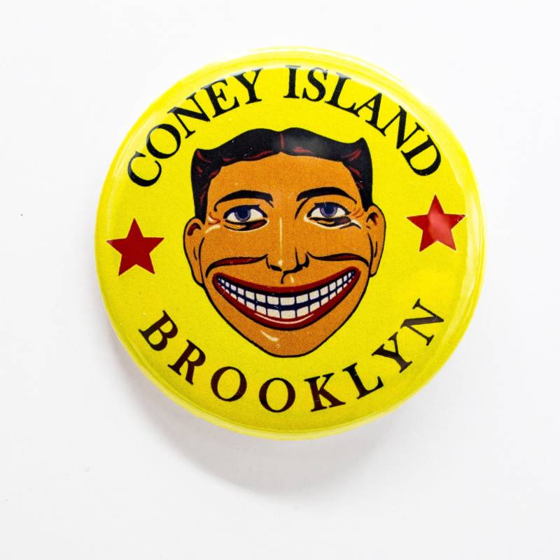 Coney Island Brooklyn 5, 5 cm Pin/Button Oder Magnet von unbuttonednyc