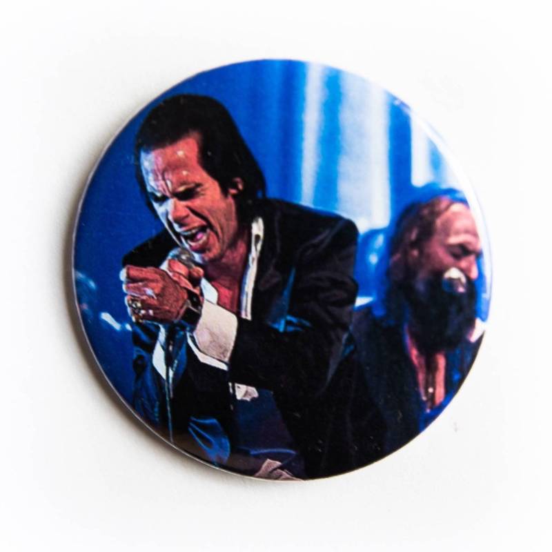 Nick Cave & Warren Ellis The Bad Seeds Live Konzertfotografie 5, 5 cm Foto-Button Oder Magnet von unbuttonednyc