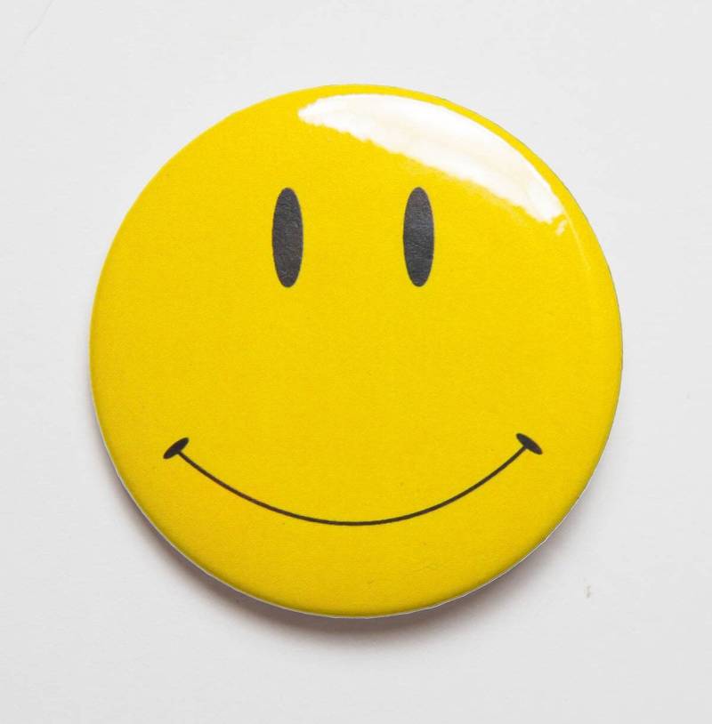 Smile Die Berühmten Gelb Haben Einen Schönen Tag Smiley 5, 5 cm Pin/Button Oder Magnet von unbuttonednyc