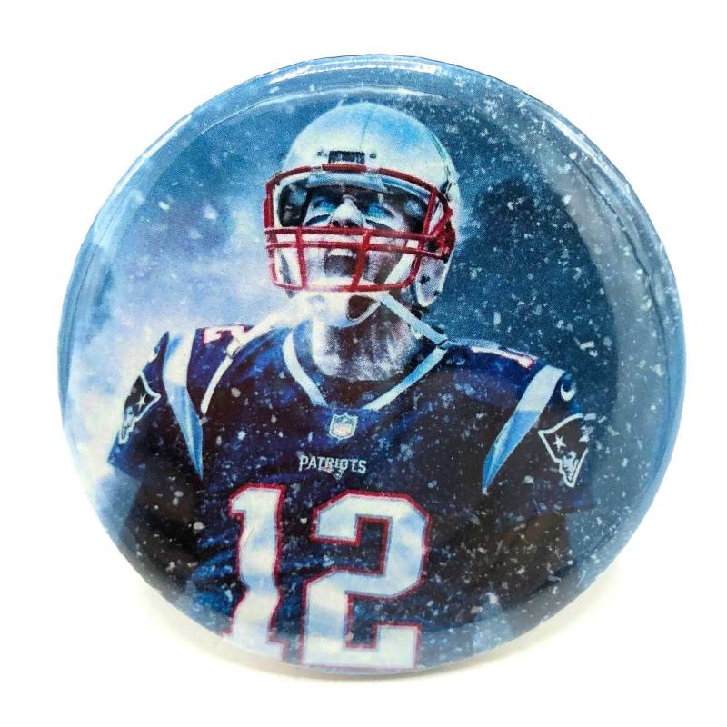 Tom Brady 53 Liii Ice King Logo Pin Von New England Rainbows von unbuttonednyc