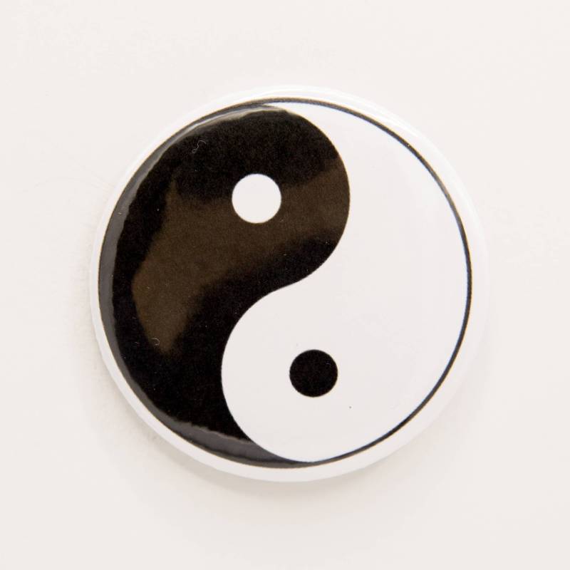 Yin Yang 5, 5 cm Button/Anstecknadel Oder Magnetwaage von unbuttonednyc