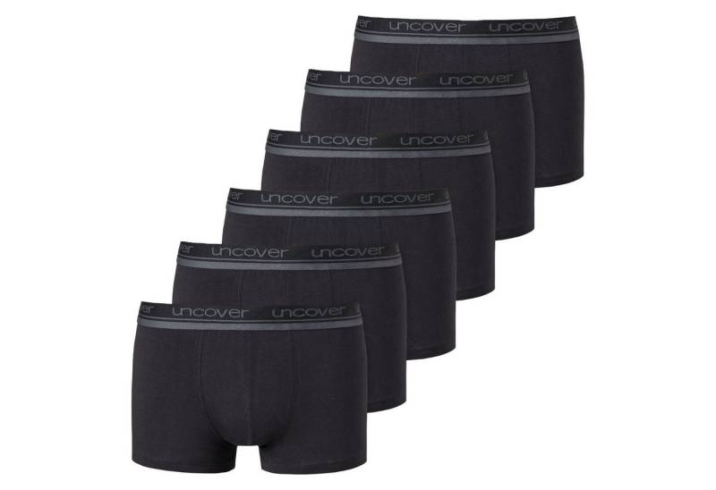 uncover by SCHIESSER Boxer Herren Boxershort 6er Pack Baumwolle (Packung, 6er Pack) von uncover by SCHIESSER