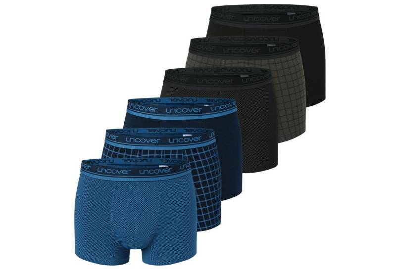 uncover by SCHIESSER Boxershorts Shorts Cotton (3-St) mit Webgummibund Low Rise im Mehrpack von uncover by SCHIESSER