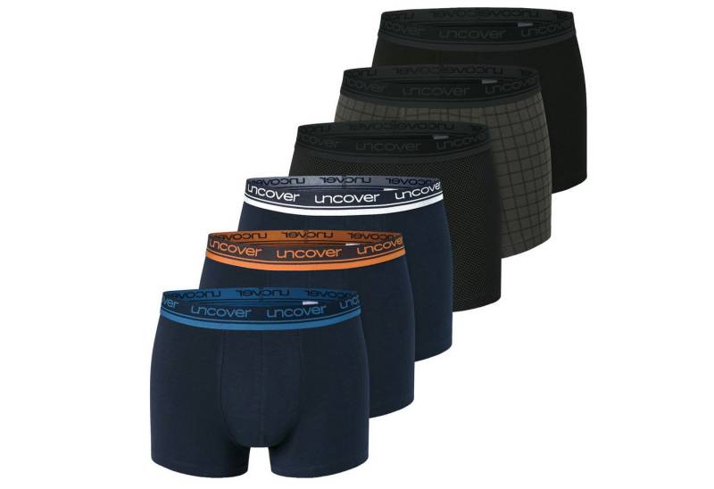 uncover by SCHIESSER Boxershorts Shorts Cotton (3-St) mit Webgummibund Low Rise im Mehrpack von uncover by SCHIESSER