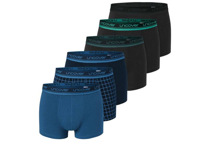 uncover by SCHIESSER Boxershorts Shorts Cotton (3-St) mit Webgummibund Low Rise im Mehrpack von uncover by SCHIESSER