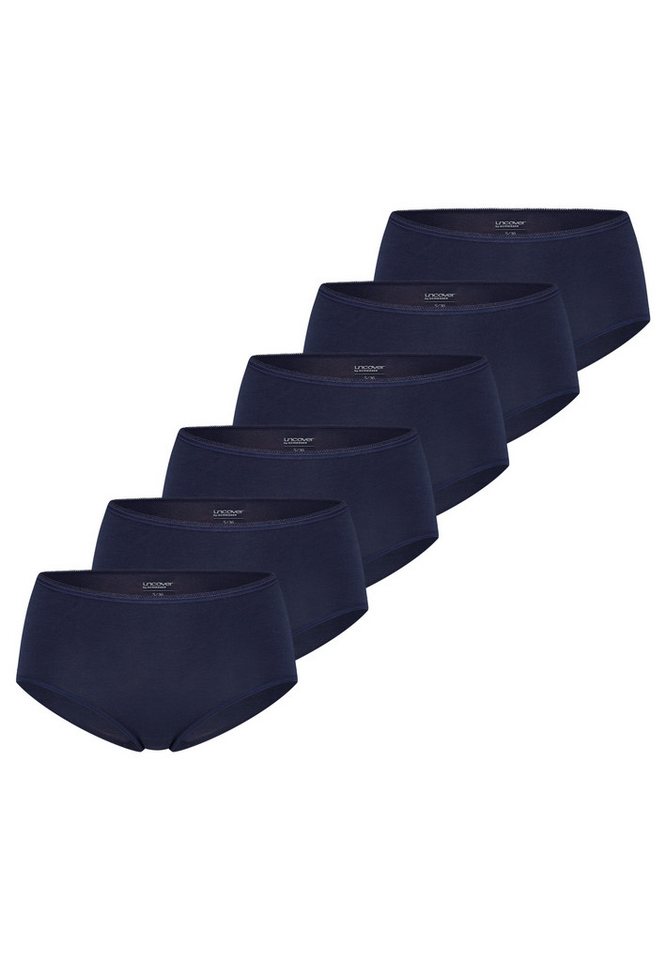 uncover by SCHIESSER Midislip 6er Pack Bamboo Cotton (Spar-Set, 6-St) Midi Slip - Baumwolle - Hochwertig verarbeitet, Bequemes Tragegefühl von uncover by SCHIESSER