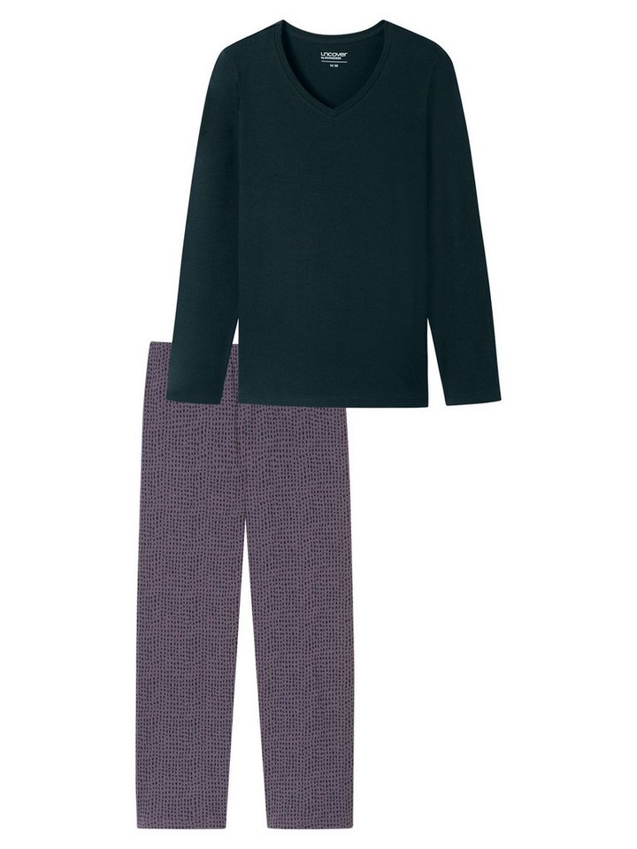 uncover by SCHIESSER Pyjama UNCOVER Nightwear (2 tlg) schlafanzug schlafmode bequem von uncover by SCHIESSER