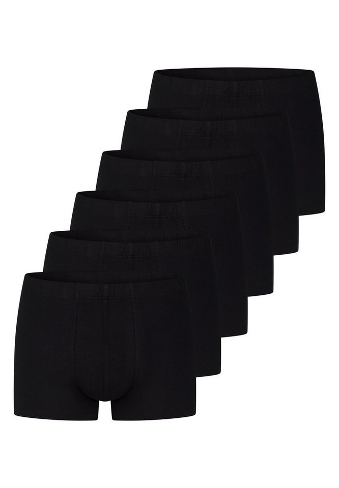 uncover by SCHIESSER Retro Boxer 6er Pack Basic (Spar-Set, 6-St) Retro Short / Pant - Baumwolle - ohne Eingriff - Atmungsaktiv von uncover by SCHIESSER