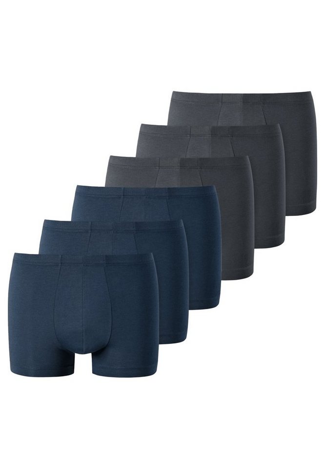 uncover by SCHIESSER Retro Boxer 6er Pack Basic (Spar-Set, 6-St) Retro Short / Pant - Baumwolle - Ohne Eingriff - von uncover by SCHIESSER