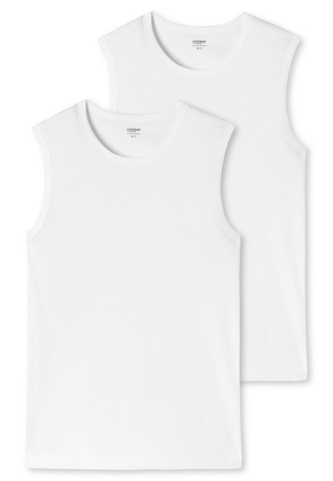 uncover by SCHIESSER Tanktop Uncover Cotton (2er Pack) Cotton-Mix, elastisch, breite Träger, Doppelpack von uncover by SCHIESSER