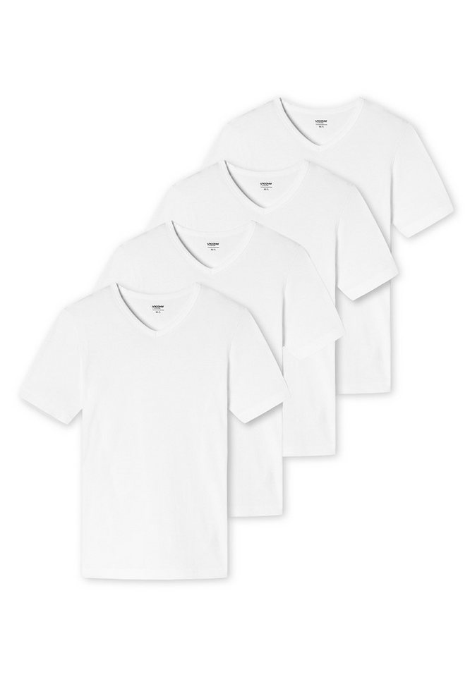 uncover by SCHIESSER Unterhemd 4er Pack Basic (Spar-Set, 4-St) Unterhemd / Shirt Kurzarm - Baumwolle von uncover by SCHIESSER
