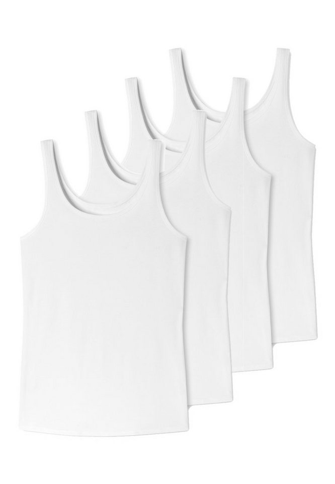 uncover by SCHIESSER Unterhemd 4er Pack Cotton (Spar-Set, 4-St) Unterhemd / Tanktop - Baumwolle - Mit hohem Baumwollanteil von uncover by SCHIESSER