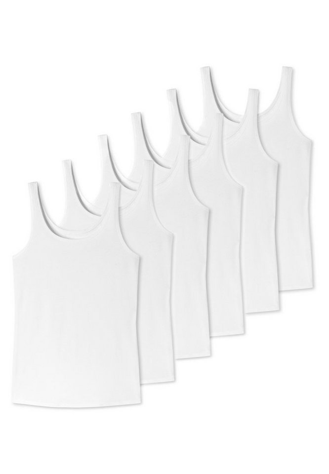 uncover by SCHIESSER Unterhemd 6er Pack Cotton (Spar-Set, 6-St) Unterhemd / Tanktop - Baumwolle - Mit hohem Baumwollanteil von uncover by SCHIESSER