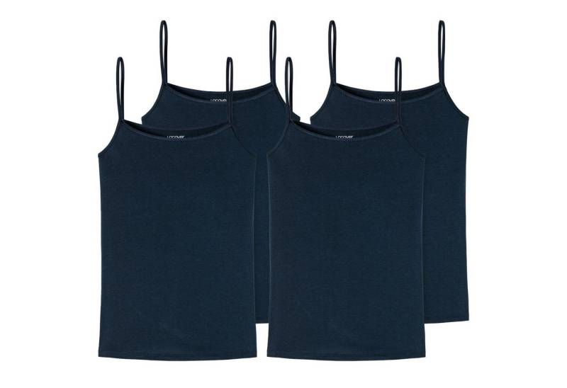 uncover by SCHIESSER Unterhemd Bamboo Cotton (2-St) mit Spaghettiträgern und feiner Pikotspitze im 4er Pack von uncover by SCHIESSER