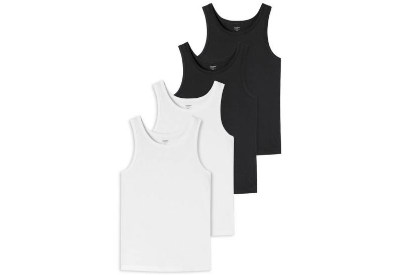 uncover by SCHIESSER Unterhemd Herren Unterhemd 4er Pack Baumwolle (Packung, 4er Pack) von uncover by SCHIESSER