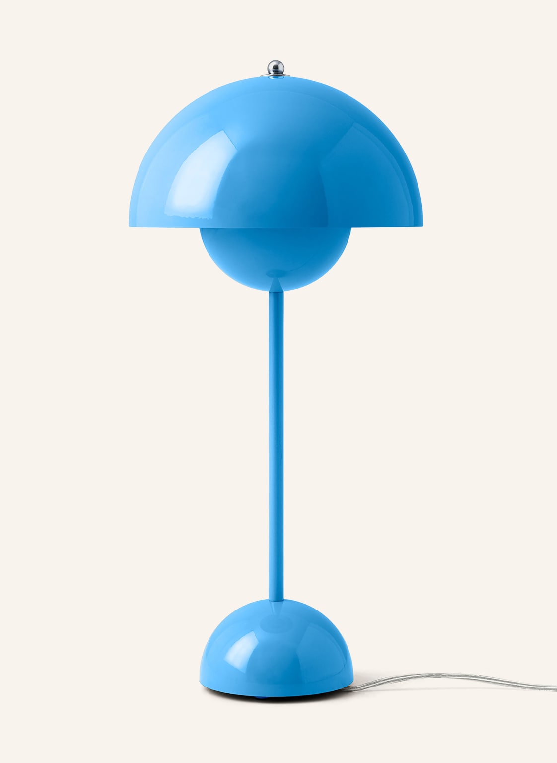 &Tradition Tischleuchte Flowerpot vp3 blau von &Tradition