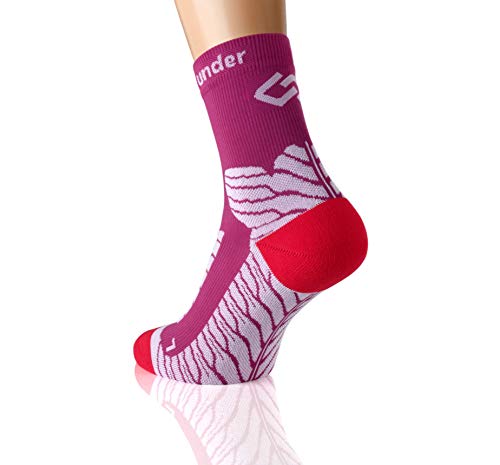 SPORT KOMPRESSIONS SOCKEN 'under pressure SOCKX' - Höchste Qualität, Made in Germany! (rose, 35-38) von under pressure sox