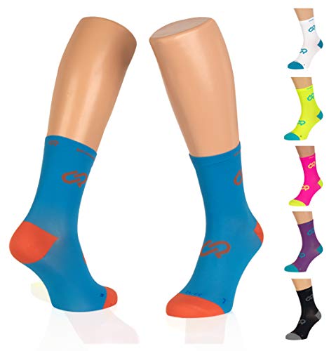 Sport KOMPRESSIONSSOCKEN ‚Under Pressure‘ Ultralight SOCKX (Starke Kompression: 20-22mmHg) Höchste Qualität-Made in Germany! (Lagoon blau, 35-38) von under pressure sox