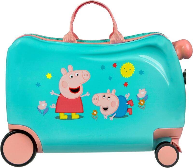 undercover - Under-Cover Kindertrolley Ride ON Polycarbonat Peppa Pig Multicolor von undercover