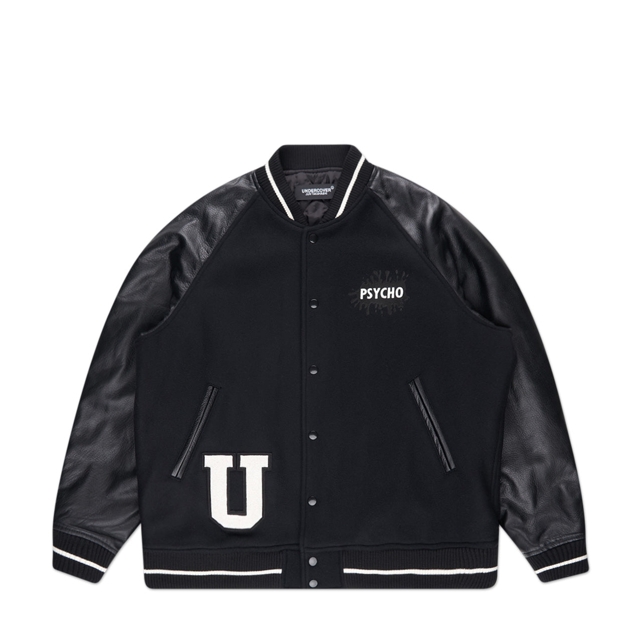 undercover men's psycho bomber jacket (black) von undercover