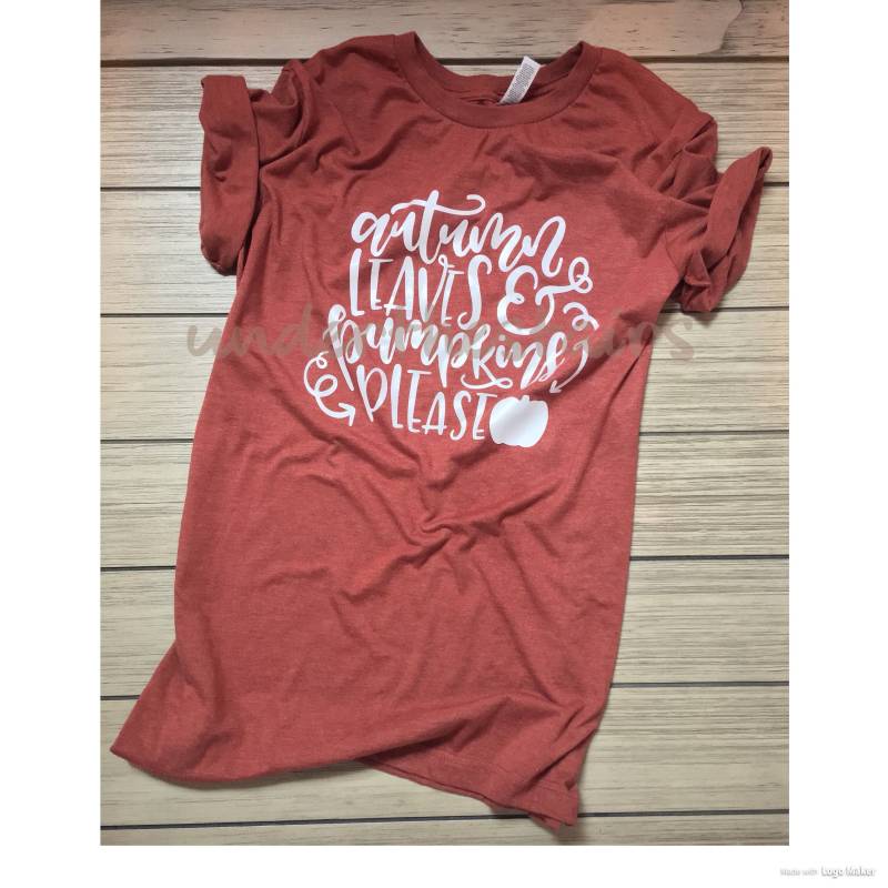 Herbst Kürbis Kürbisgewürz Fallende Blätter Herbst-T-Shirts von underthestairsOH