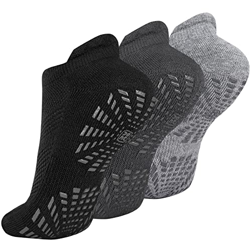 unenow Socken aus Merinowolle mit Kissen, rutschfeste Socken für Yoga, Krankenhaus, Zuhause, Fußball von unenow