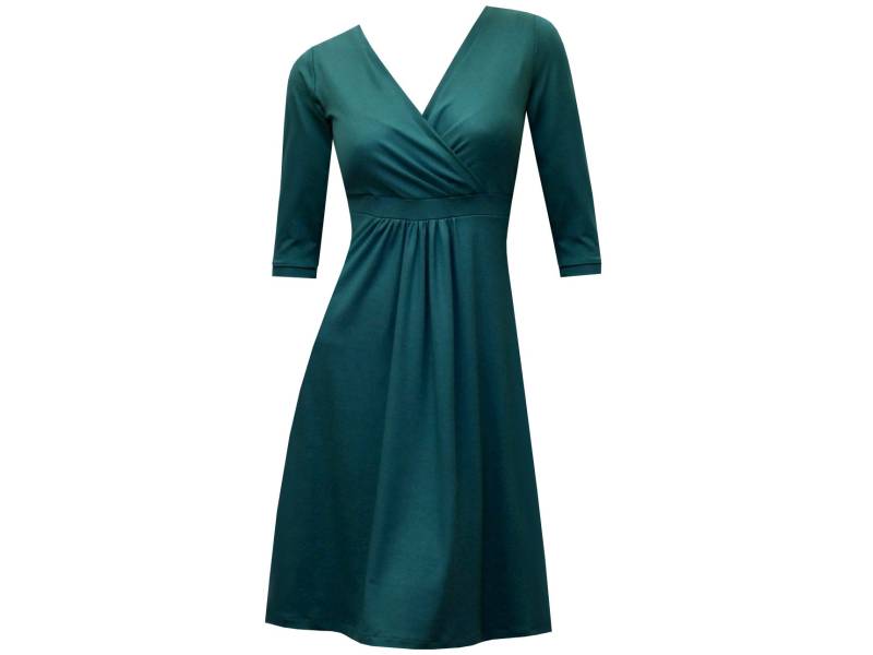 Kleid Lilly in Vielen Farben Wickeloberteil Stilltauglich Umstandskleid von ungiko