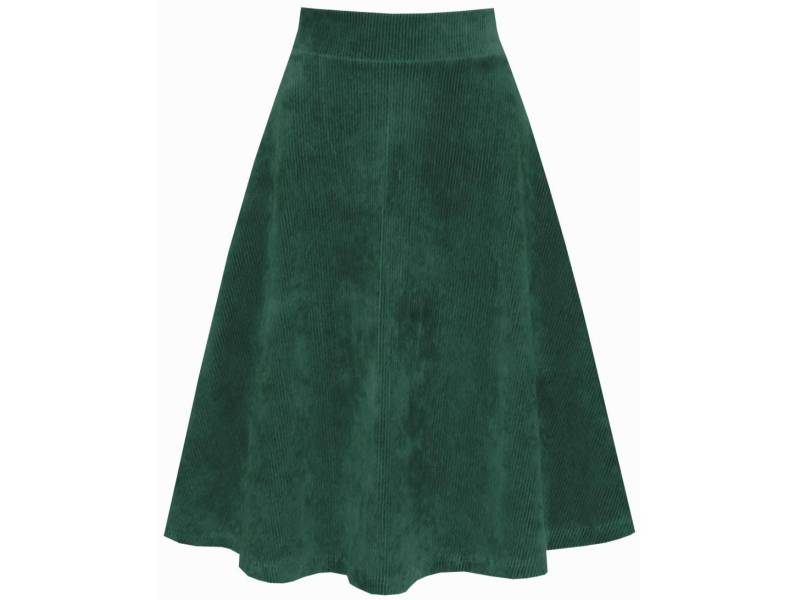 Neue Farbe Tanne Cord Tellerrock Wunderbar Weich Fallend Auch Als Rock Tulip, Midirock, Enger Hüftrock Und Mit Taschen von ungiko
