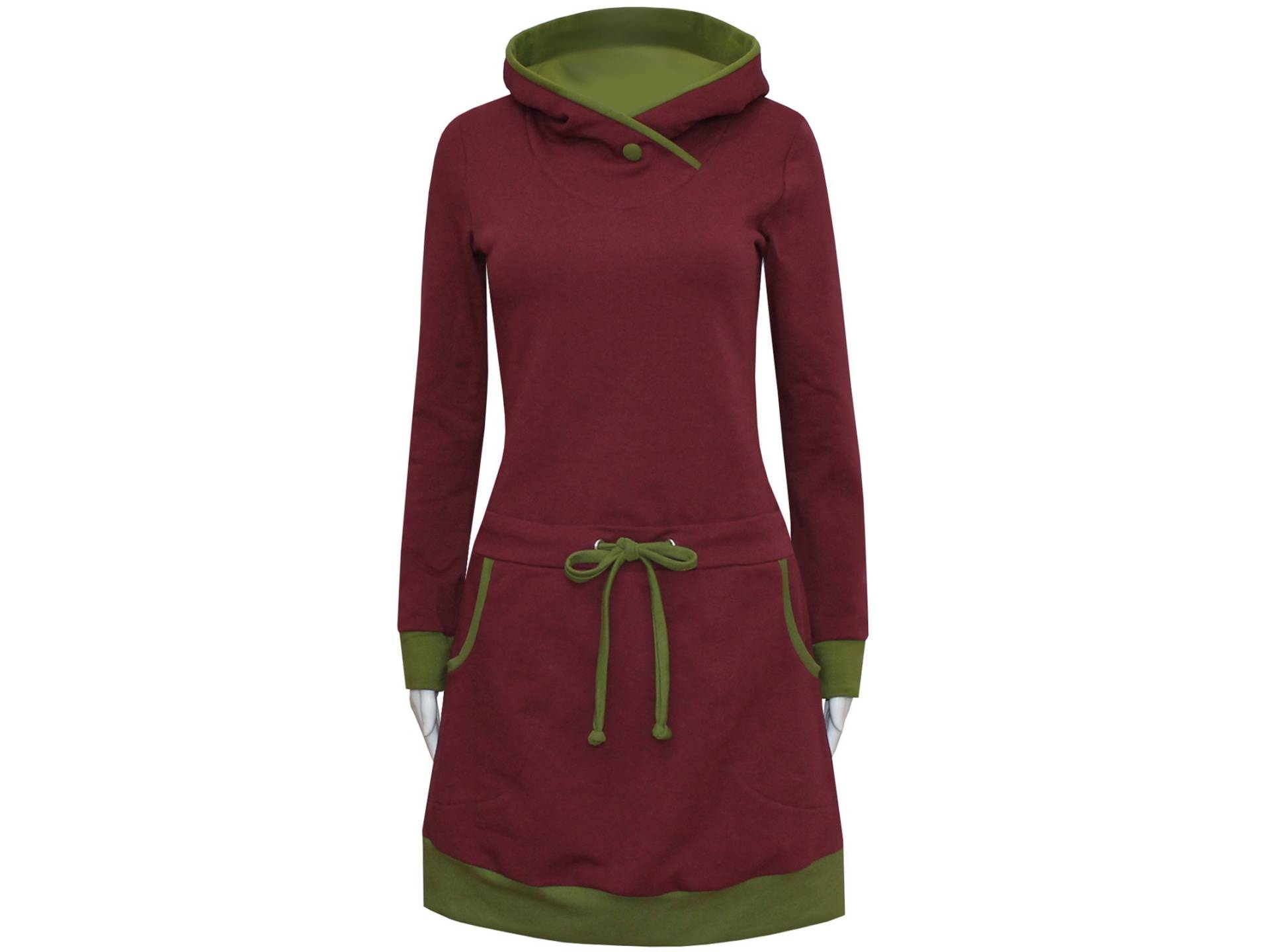 Zweifarbiges Hoodiekleid Kuschelkleid Ela Mit Taschen Und Tunnelzug Breiter Bund Zweifarbige Kapuze Kuscheliger Sweat in Vielen Farben Zweifarbiges Hoodiekleid Kuschelkleid Ela Mit Taschen Und Tunnelzug Breiter Bund Zweifarbige Kapuze Kuscheliger Sweat in Vielen Farben von ungiko