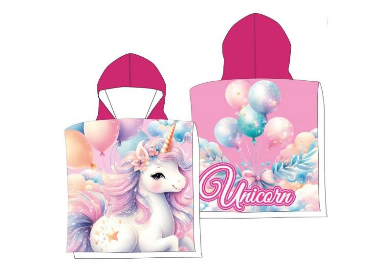 unicorn Badeponcho Kapuzenponcho – Weicher Badeponcho & Strandhandtuch für Mädchen von unicorn
