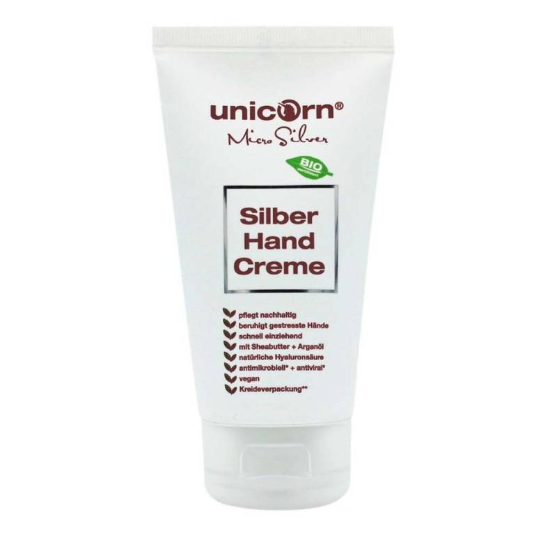 unicorn Handcreme Micro Silver - Silber Hand Creme 75ml von unicorn