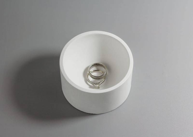 Beton Schale , Schmuckhalter Ringhalter Quadratisch, Minimalistisch Modern, Unikat, Ringablage Beton Schale , Schmuckhalter Ringhalter Quadratisch, Minimalistisch Modern, Unikat, Ringablage von uniicon