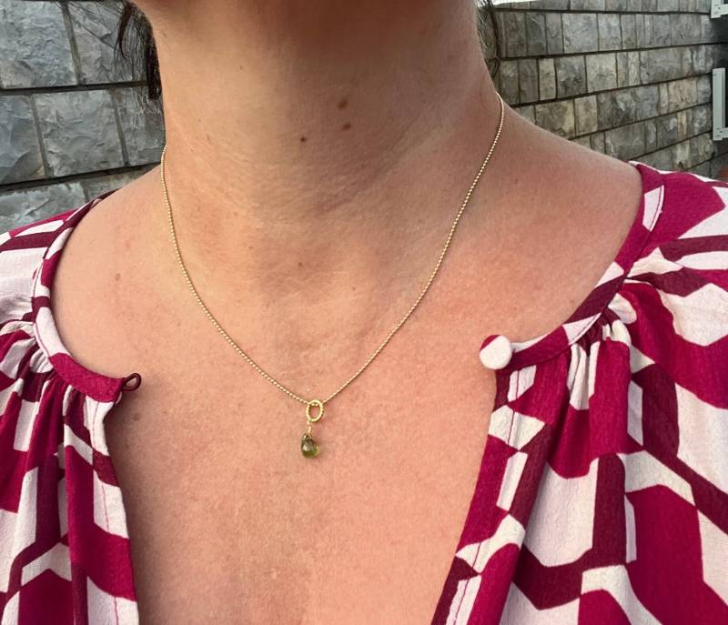 Perlenkette Mit Halbedelstein von unikatetc