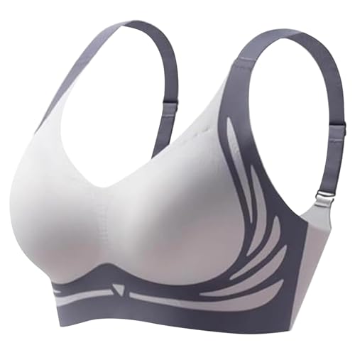 Hebender Anti-Sagging Wireless Push-Up BH, atmungsaktive Brust gesammelt Nahtlose Anti-Sagging Dessous Shaping BHS Push-up-BH zum Anheben, Anti-Aging, kabellos, Push-Up-BH, gerafft von unilarinna
