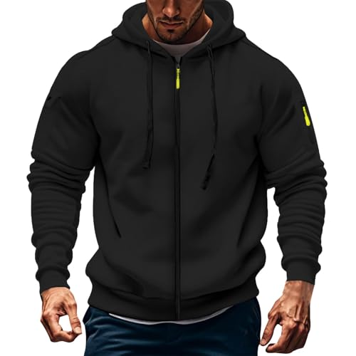 Herren Kapuzenstrickjacke Sportjacke Jogging Hoodie Jungen & Männer Sweatshirt Reißverschluss Tasche Multifunktionale Strickjacke Hoodie Kapuzenpullover Herren Strickjacke Jacke Sweatshirt Jacke von unilarinna