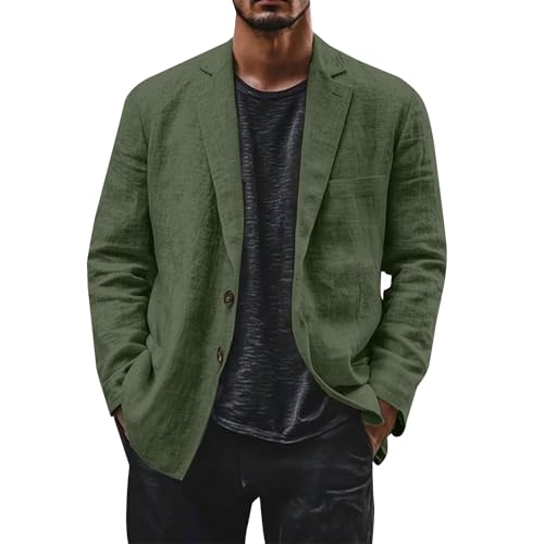 Herren Sommer Leinenjacke Lässiger Herrenblazer Aus Baumwolle Und Leinen Mit Zwei Knöpfen Schlichter Lockerer Sakko Freizeit Anzugjacke Knopf Jacke Herren Sommerjacke Anzug Regular Fit Anzüge Für Herren Sommer Leinenjacke Lässiger Herrenblazer Aus Baumwolle Und Leinen Mit Zwei Knöpfen Schlichter Lockerer Sakko Freizeit Anzugjacke Knopf Jacke Herren Sommerjacke Anzug Regular Fit Anzüge Für von unilarinna